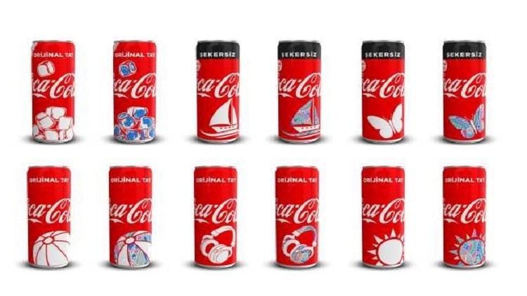 COCA-COLA CANS IN TURKEY - THERMOCHROMATIC INKS, PHOTOCHROMIC INKS