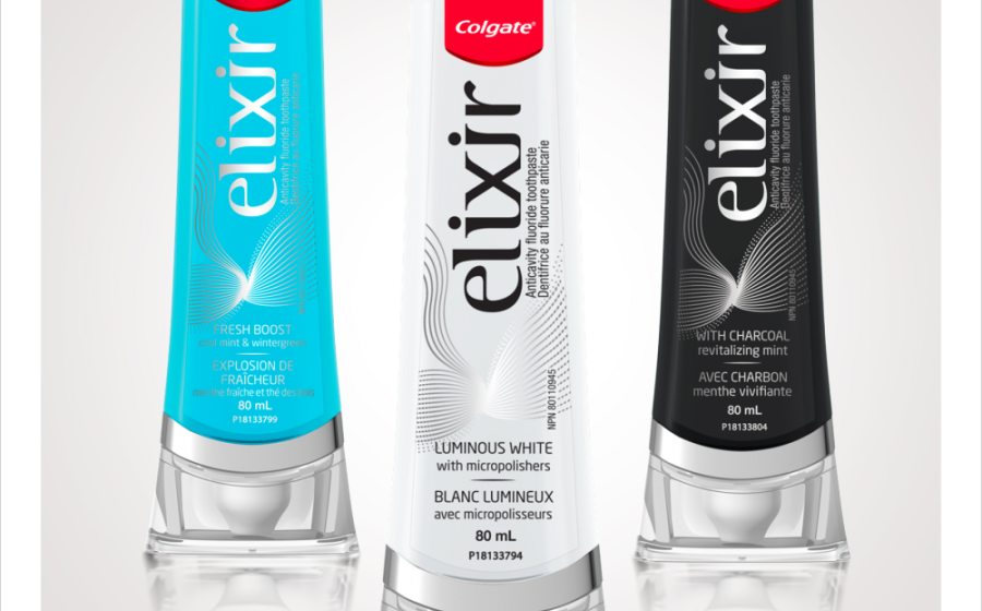 LiquiGlide + Colgate Elixir Pack Shots